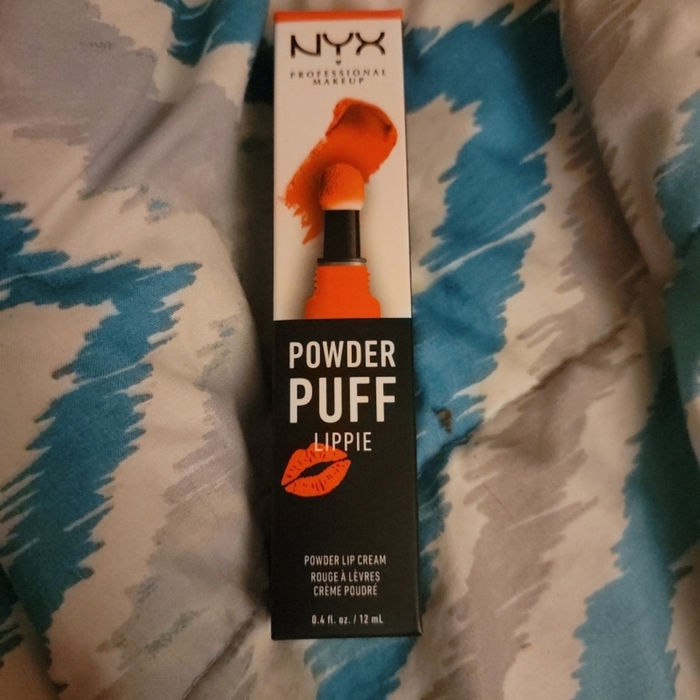 NYX Powder Puff Lippie in Bold Orange Brand New In Box